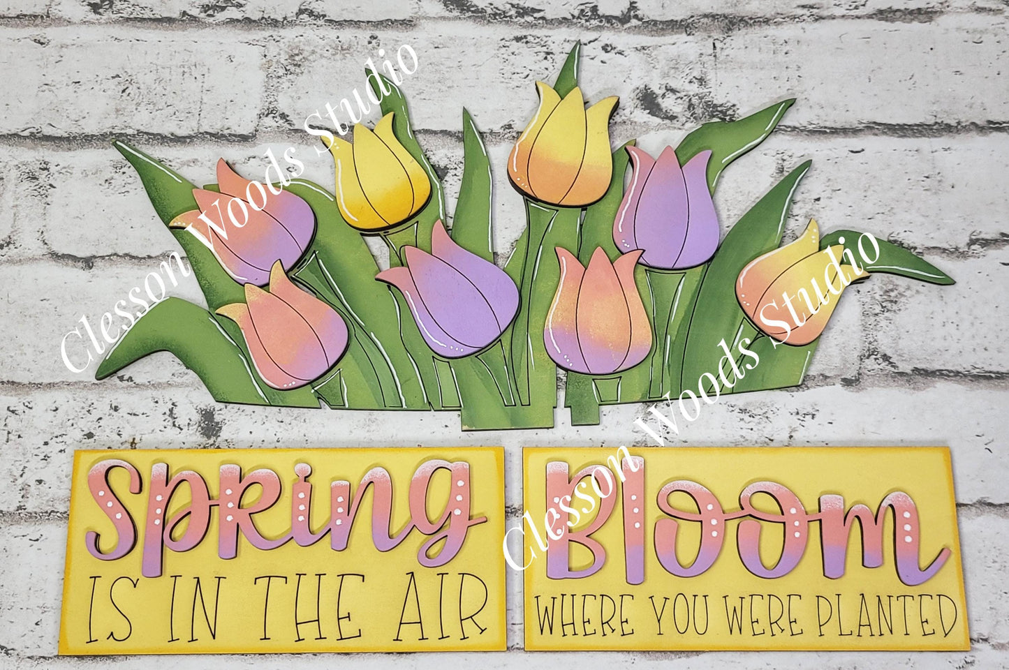 Spring Tulips Insert for Truck Base