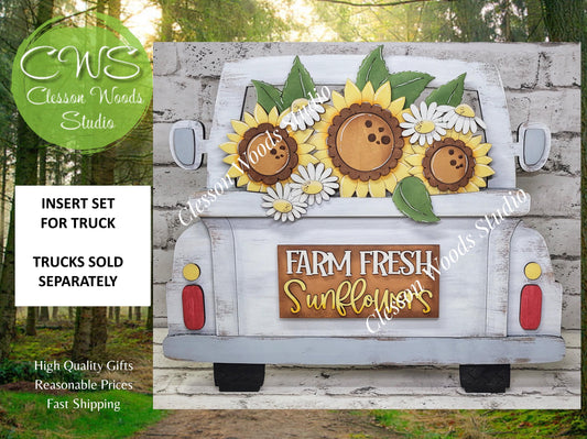 Sunflowers Insert for Truck Base