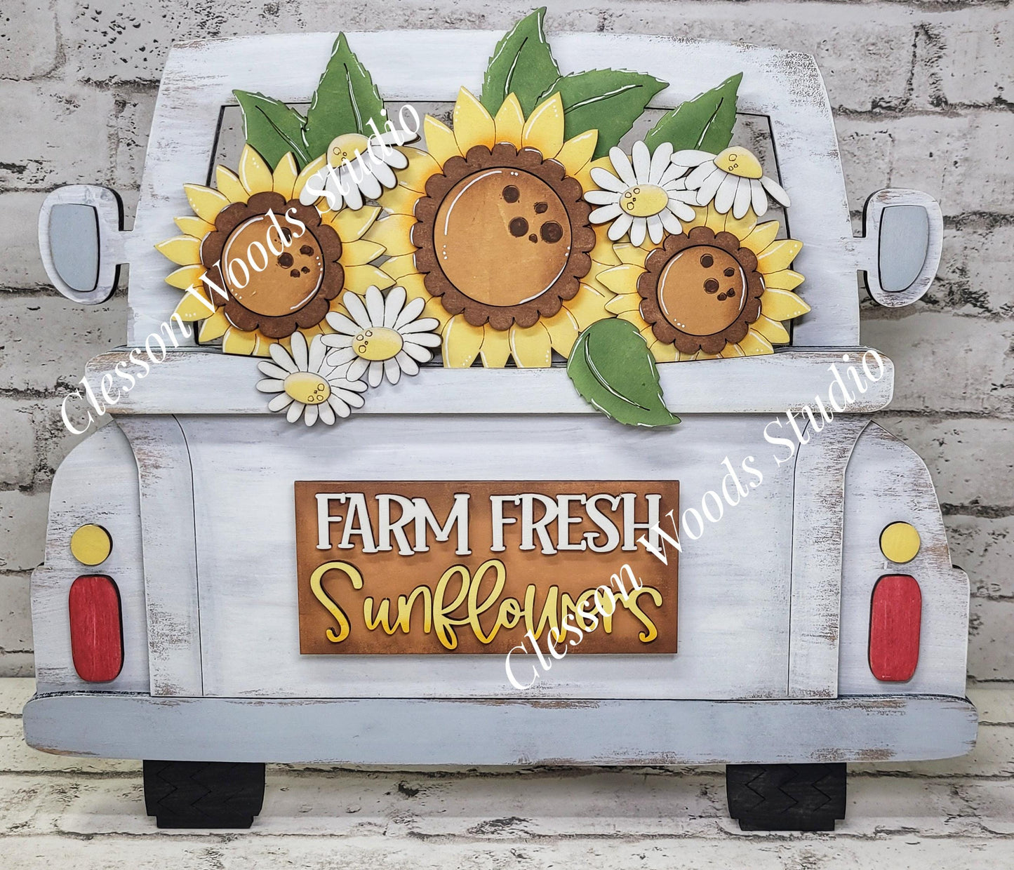 Sunflowers Insert for Truck Base