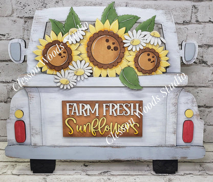 Sunflowers Insert for Truck Base