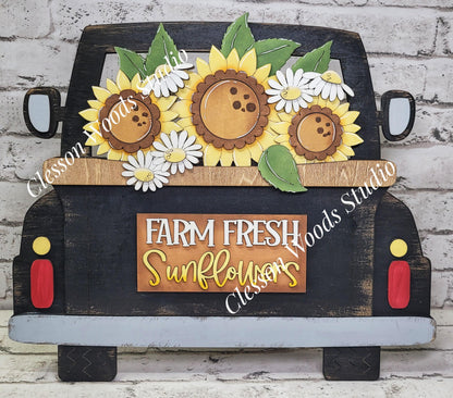 Sunflowers Insert for Truck Base