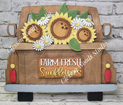 Sunflowers Insert for Truck Base