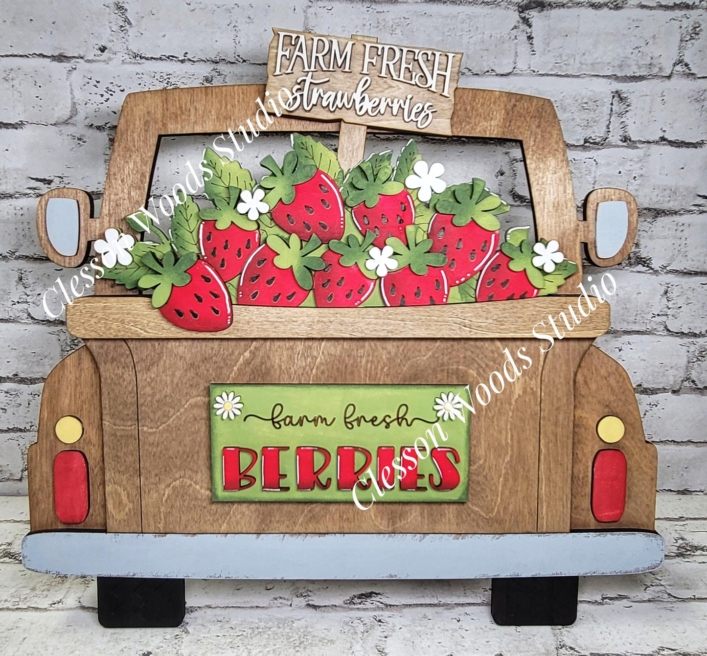 Strawberries Insert for Truck Base