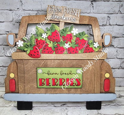 Strawberries Insert for Truck Base