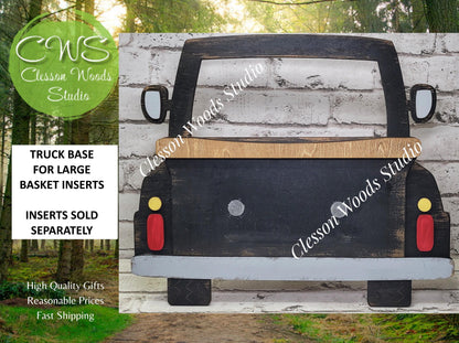 Black Truck Display for Large Basket Inserts