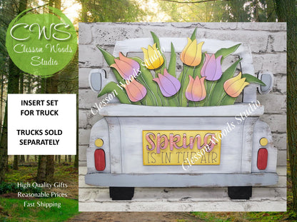Spring Tulips Insert for Truck Base