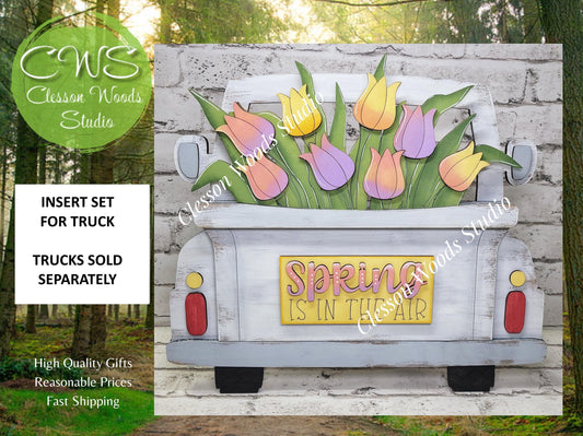 Spring Tulips Insert for Truck Base