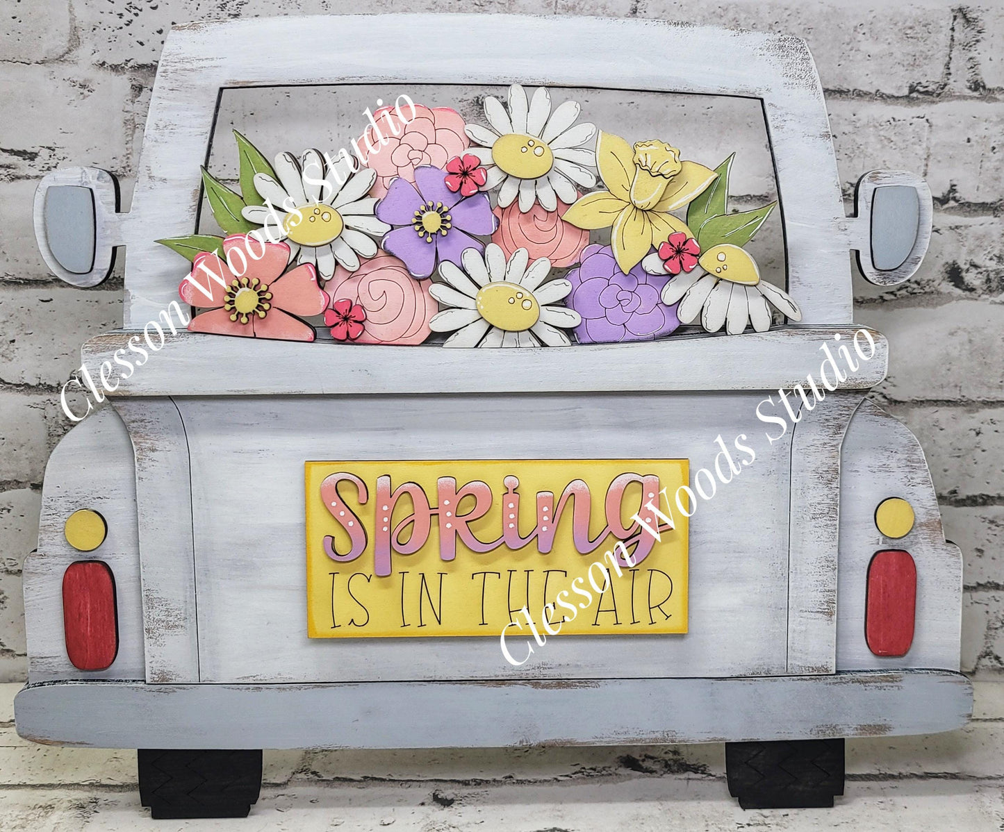 Spring Flowers Insert for Truck Base