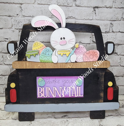 Easter Floppy Ear Bunny Insert for Truck Base