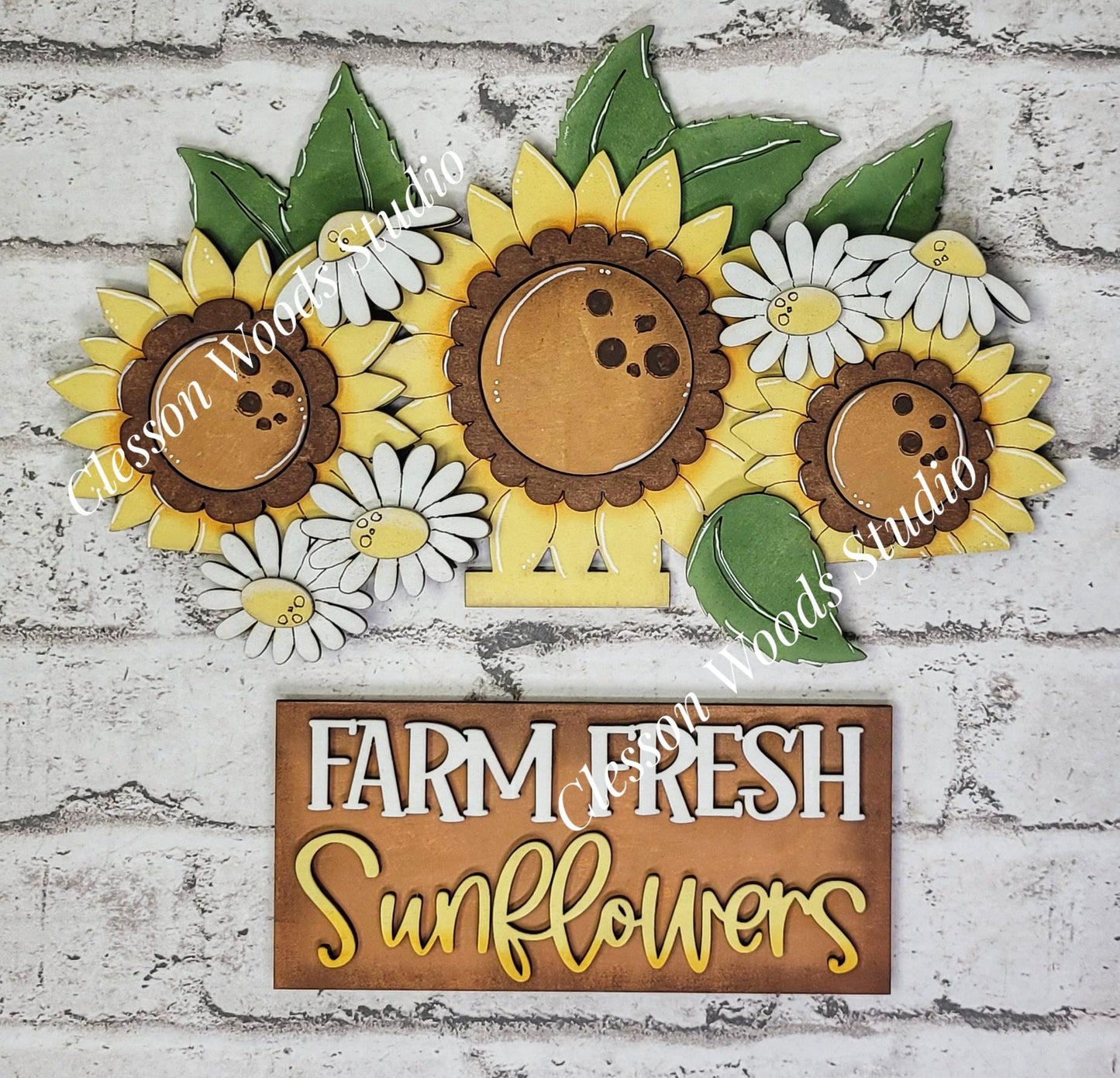 Sunflowers Insert for Truck Base