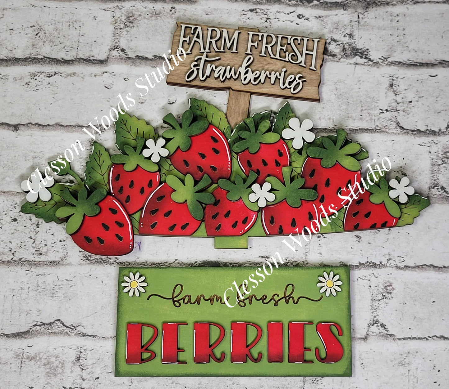 Strawberries Insert for Truck Base