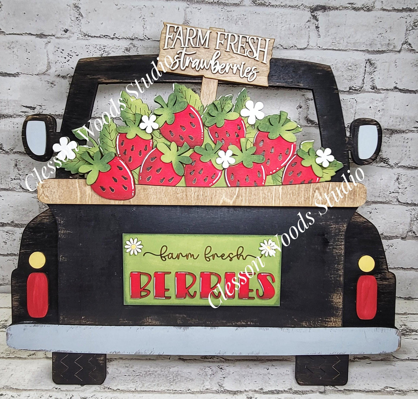 Strawberries Insert for Truck Base