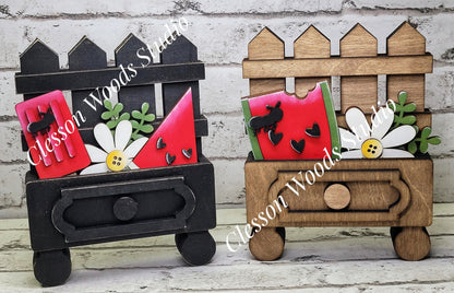 Cottage Drawer Insert Set of 2 Watermelon