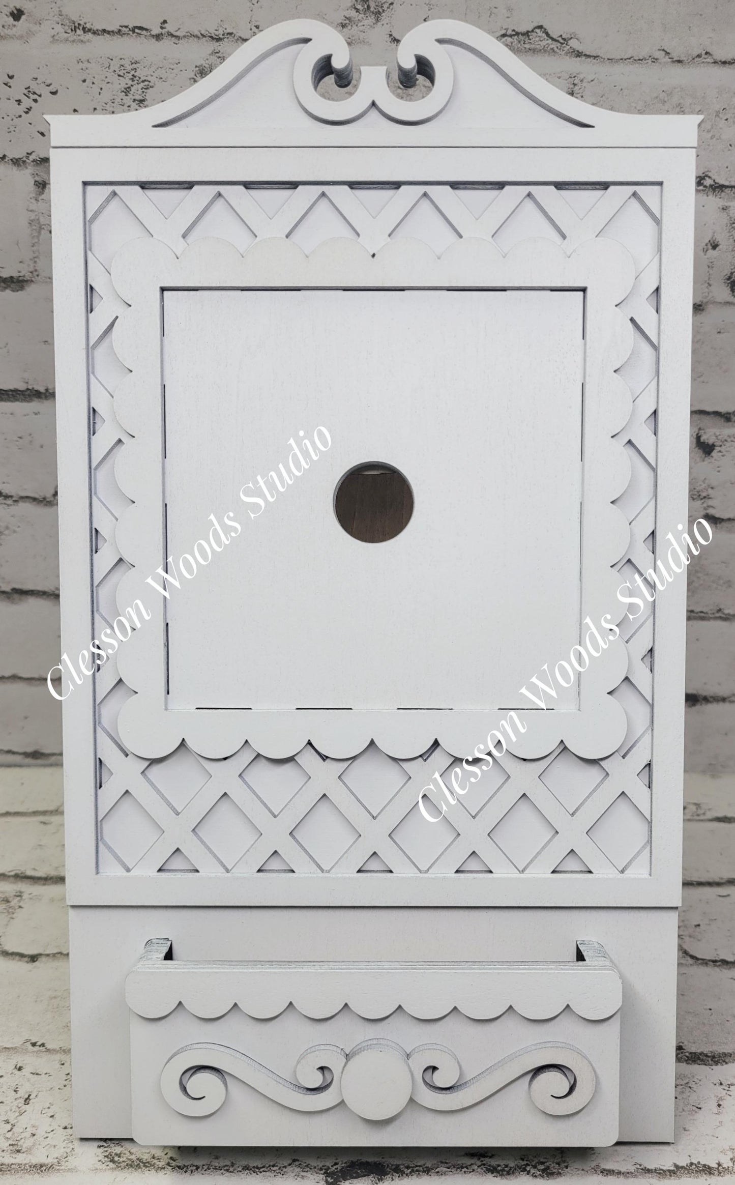 Cottage Cabinet with Drawer for 4.25" Inserts - White