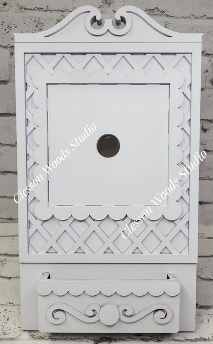 Cottage Cabinet with Drawer for 4.25" Inserts - White