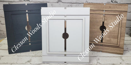 Shutter Frame for 4.25" Square Inserts