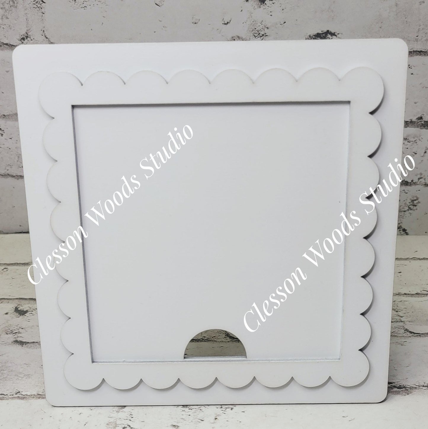 Scalloped Frame for 4.25" Square Inserts