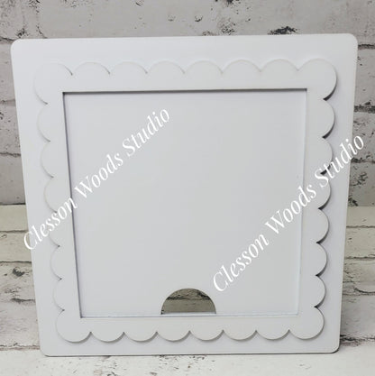 Scalloped Frame for 4.25" Square Inserts