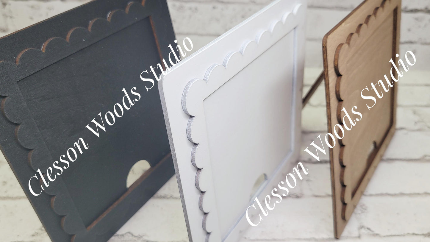 Scalloped Frame for 4.25" Square Inserts