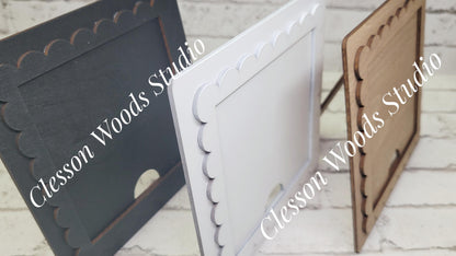 Scalloped Frame for 4.25" Square Inserts