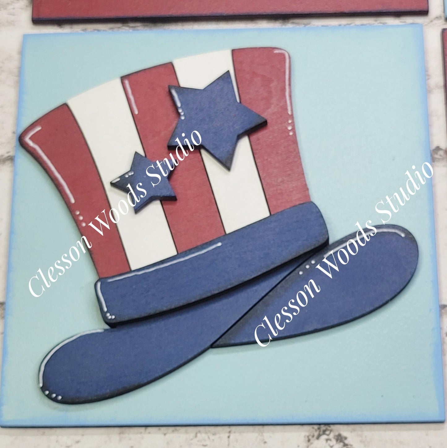 July Bundle 1 - 4.25" Layered Square Inserts