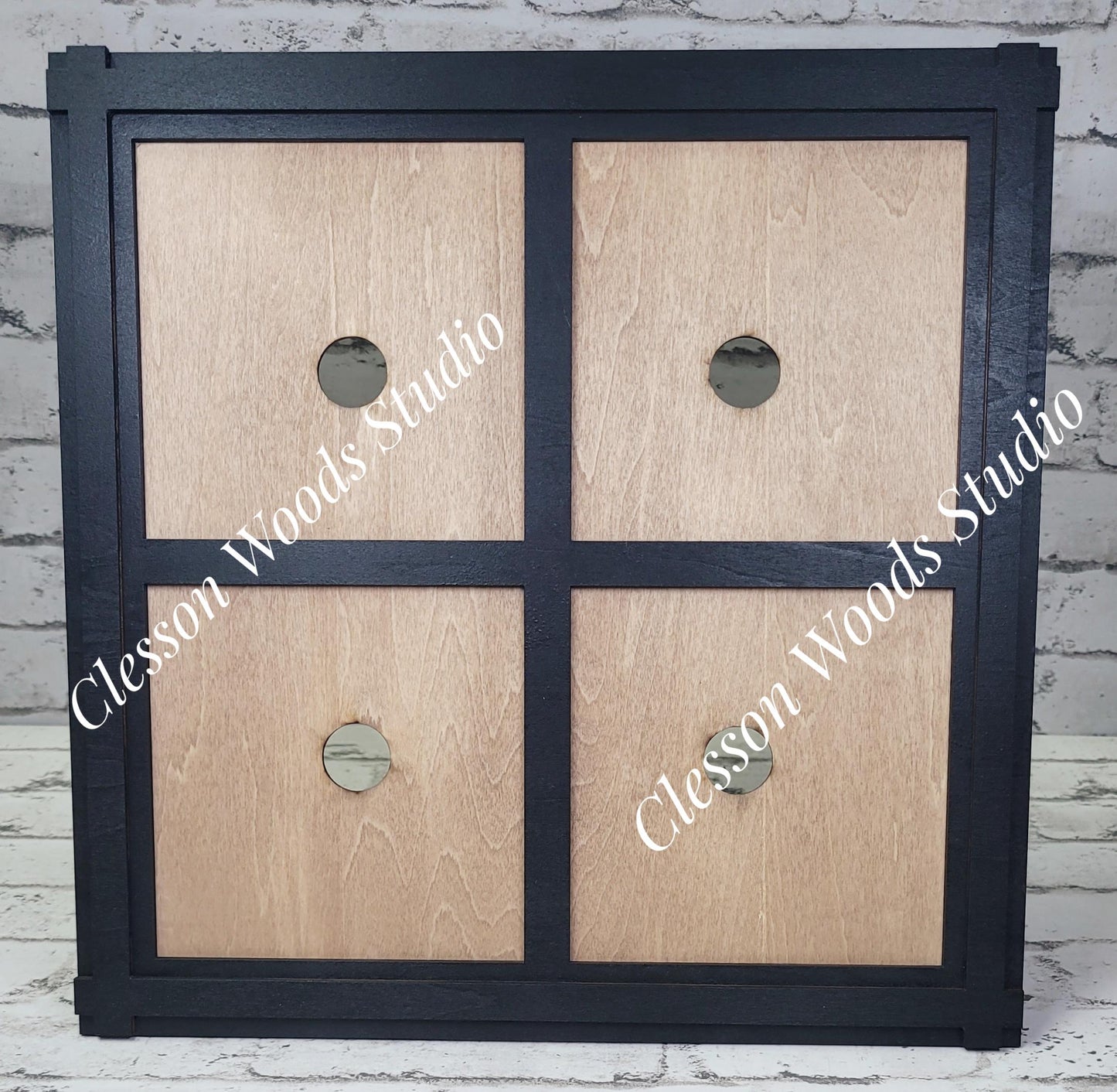 Collage Frame for 4.25" Square Seasonal Inserts - Black