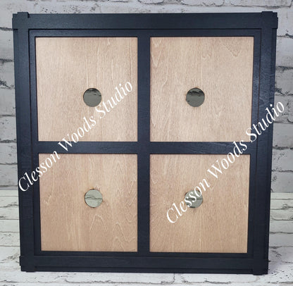 Collage Frame for 4.25" Square Seasonal Inserts - Black