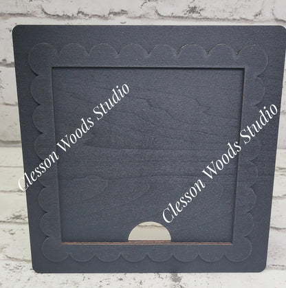 Scalloped Frame for 4.25" Square Inserts