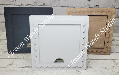 Scalloped Frame for 4.25" Square Inserts