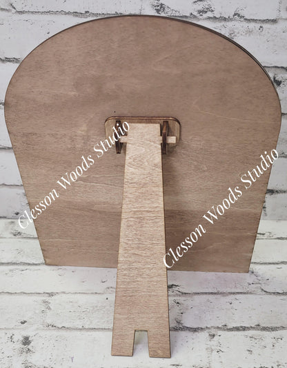 Arched Welcome Frame for 4.25" Square Inserts
