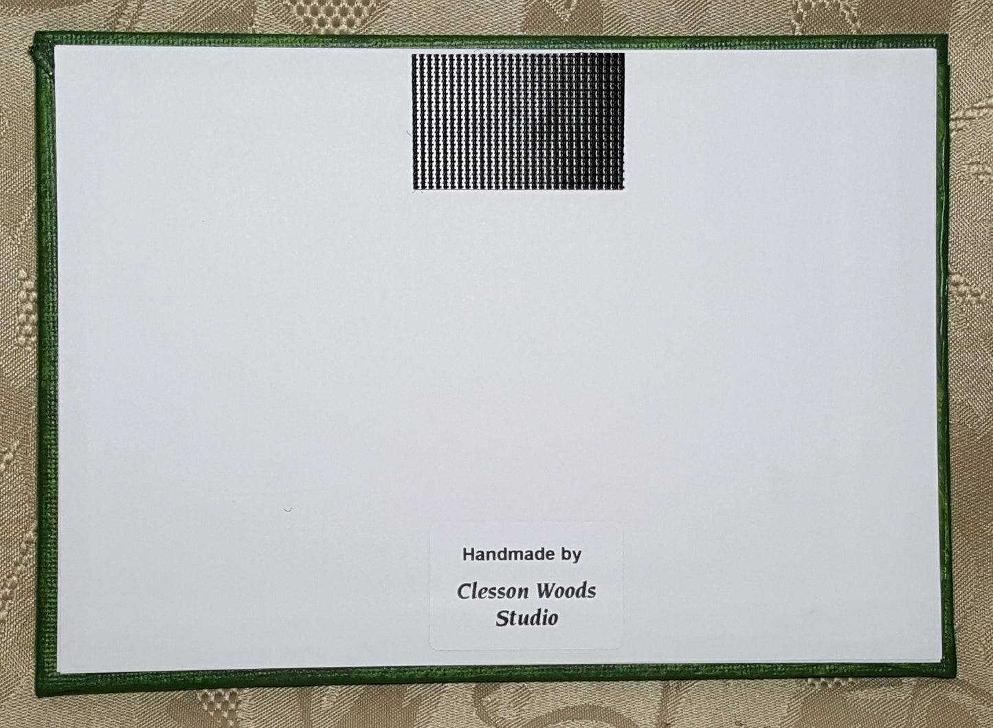 Merry Christmas Farmhouse Trees (Green Canvas) 7"x5" Canvas