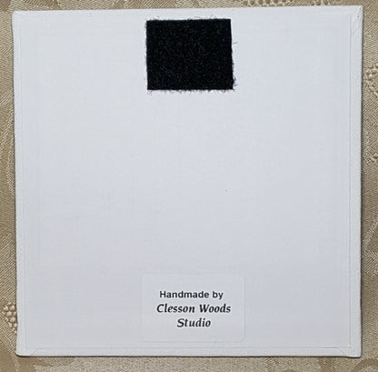 Christmas Cheers (Brown Border) 5x5 Canvas Panel