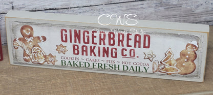 Gingerbread Baking Company Wood Sign