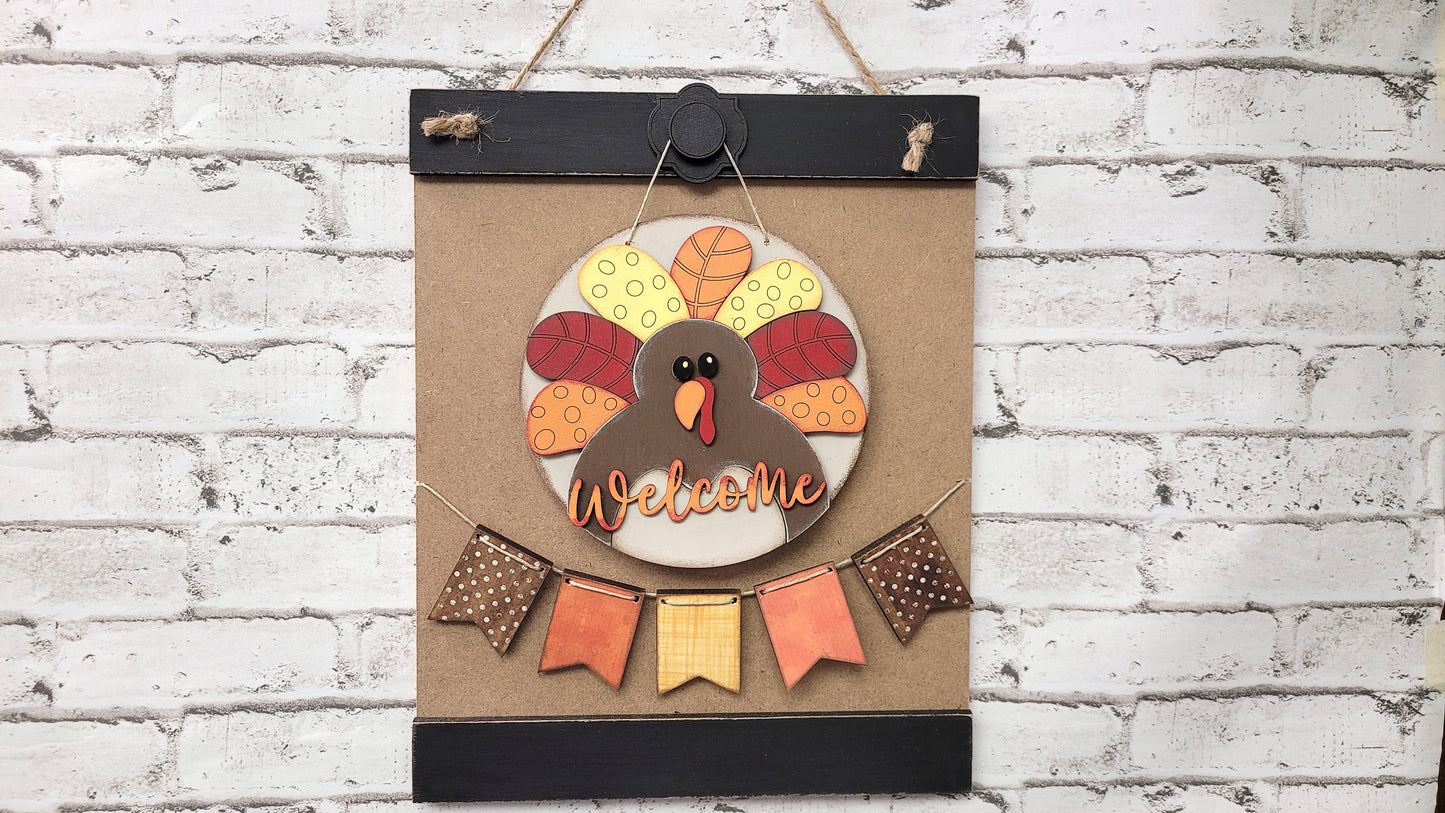 Round Sign & Banner White/Black Interchangeable Display