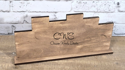 Be Mine Valentine Red and White Word Block Sign