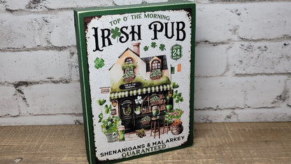 Irish Pub St. Patrick's Day Wood Sign